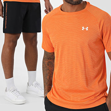 Under Armour - Set maglietta e pantaloncini da jogging 1382796 1383356 Arancione Nero
